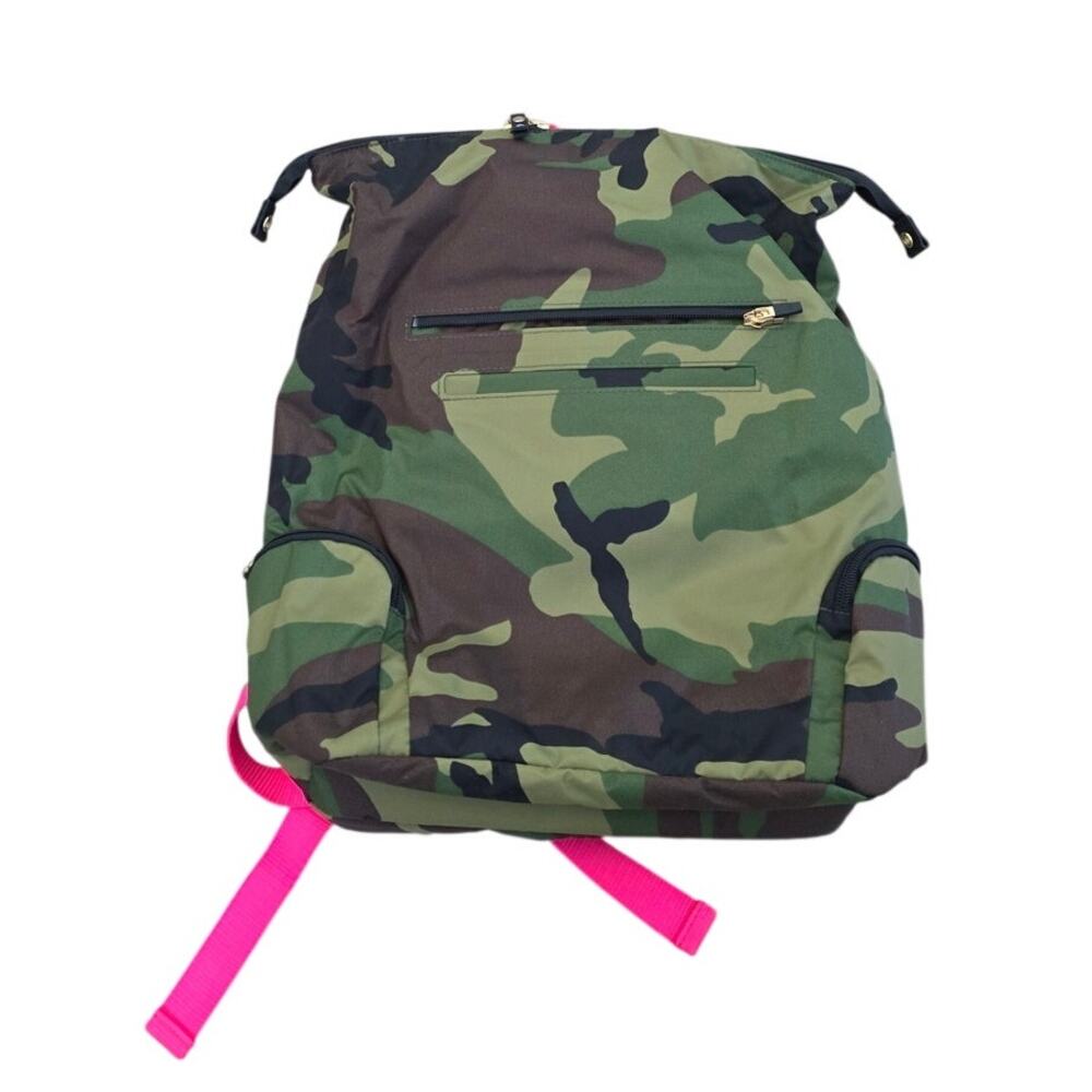 ANDI Backpack Uncamo Neon Pink Green Camo Travel Vacation School Work $220